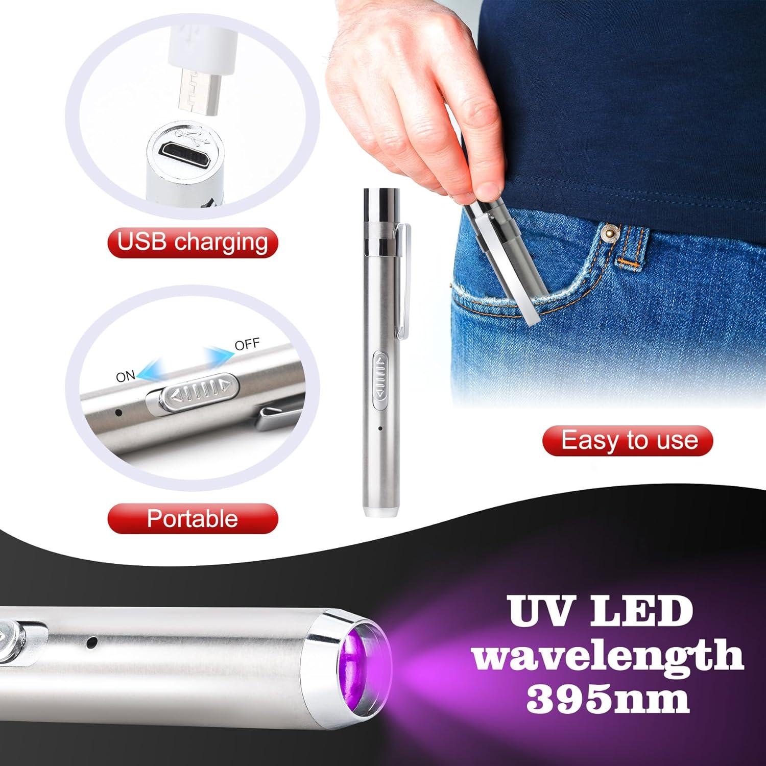 Kit de Resina UV Fuchoi con Linterna Recargable 395nm 60g