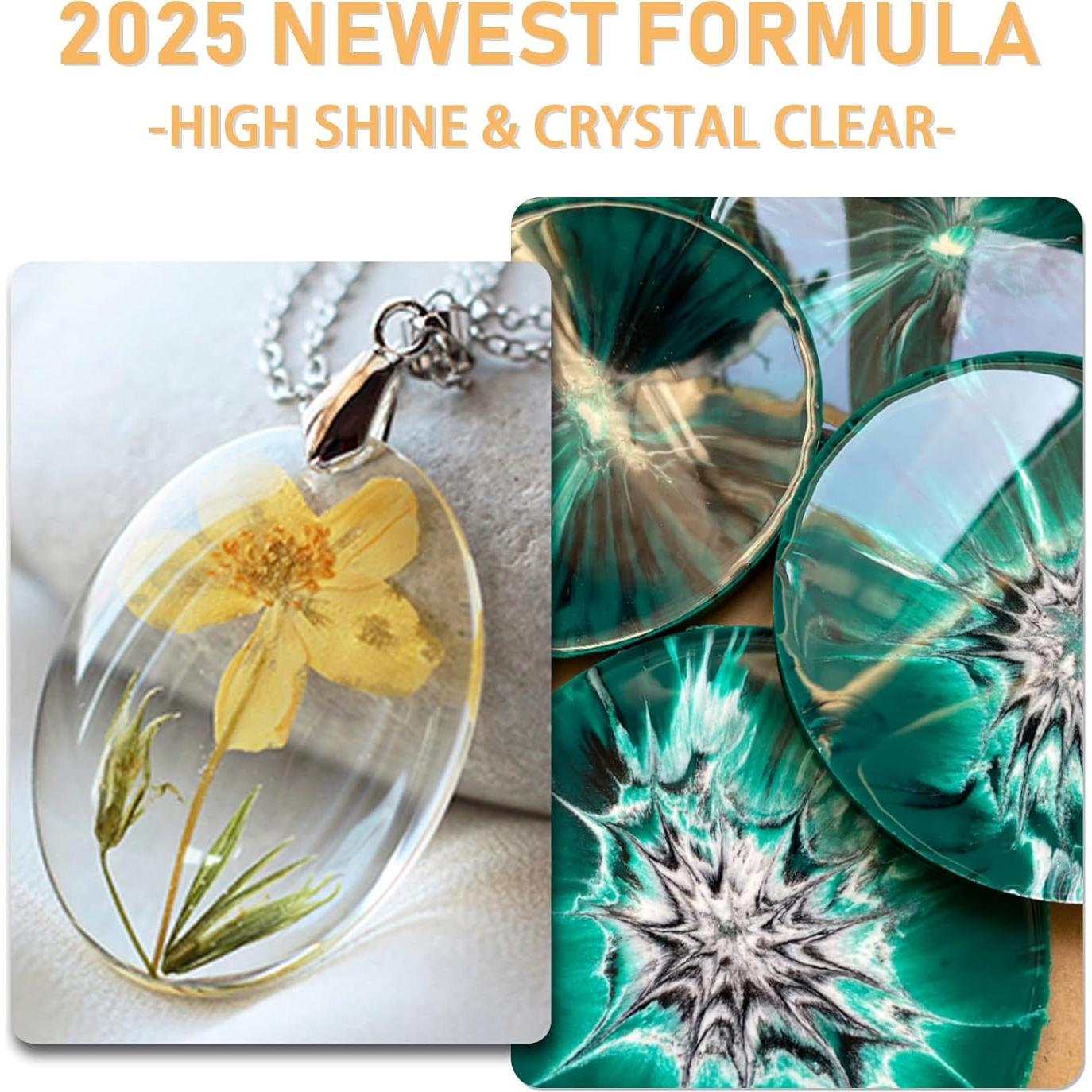 Kit de Resina Epóxica PUDUO 1022ml, Anti-Amarillenta, Fácil Mezcla