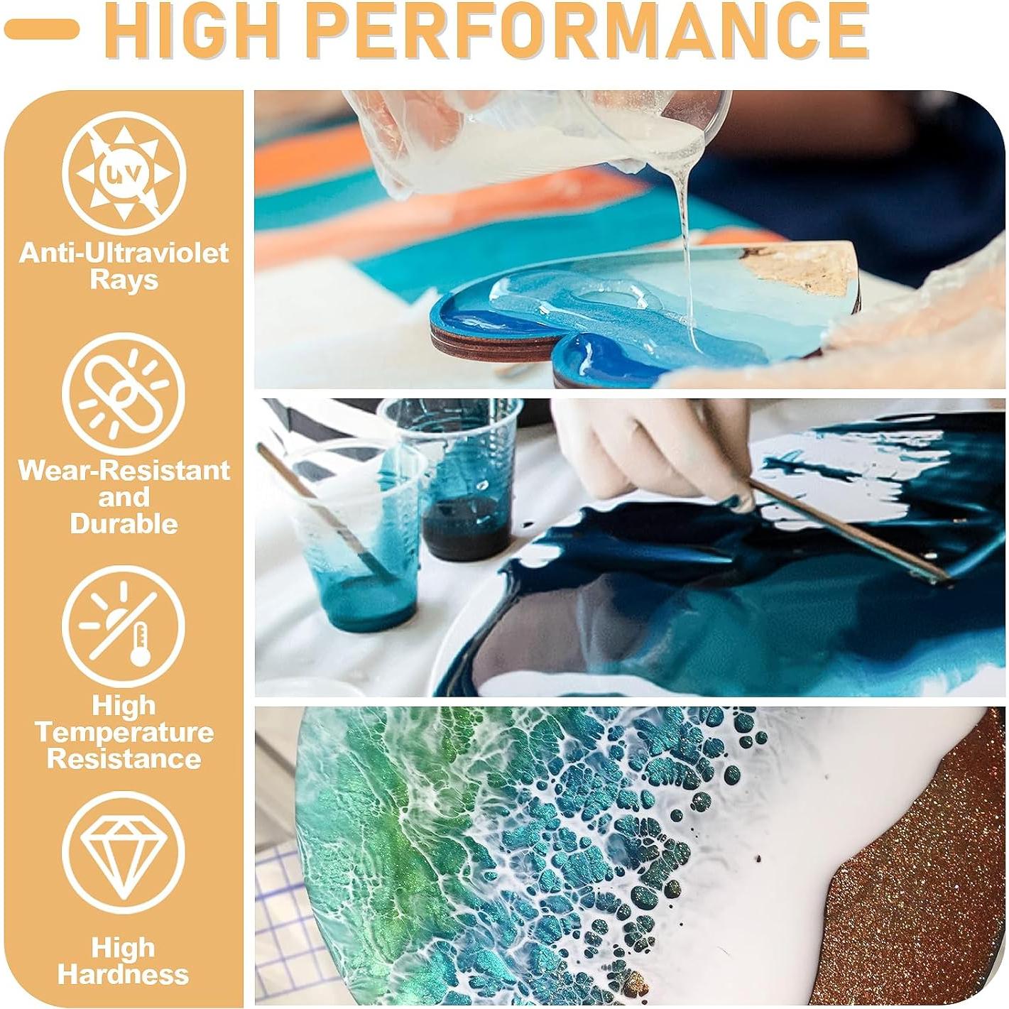 Kit de Resina Epóxica PUDUO 1022ml, Anti-Amarillenta, Fácil Mezcla