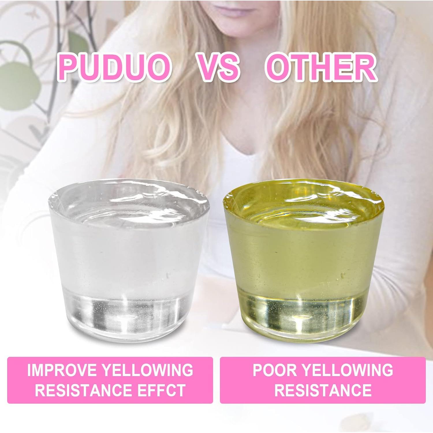 Kit de Resina Epóxica Transparente Puduo 16 OZ con Accesorios