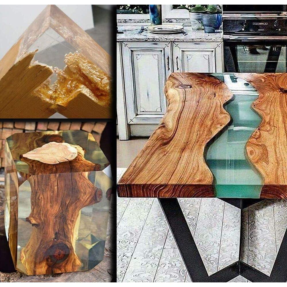 Kit de Resina Epóxica Transparente Puduo 16 OZ con Accesorios