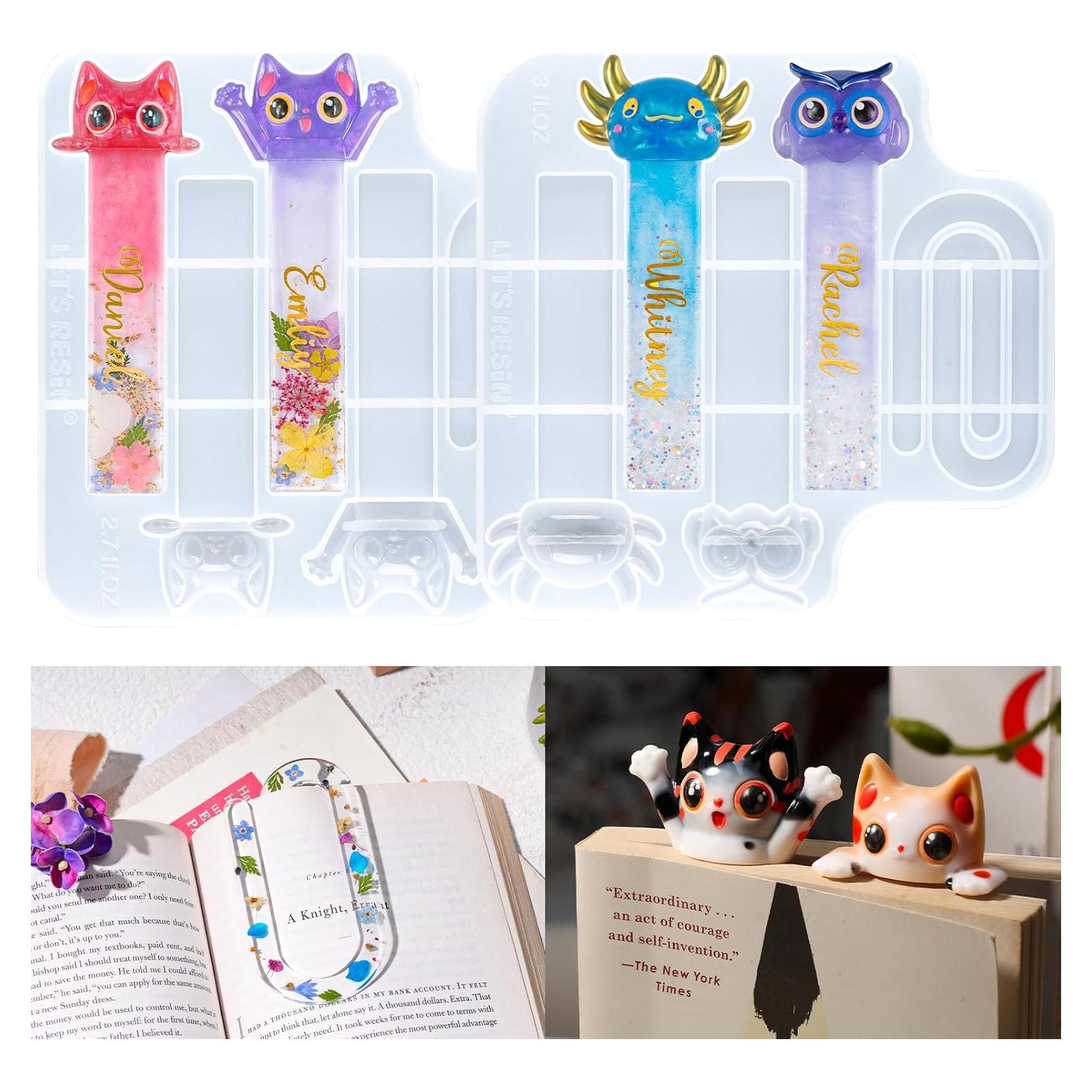 Moldes de Silicona para Marcadores LET'S RESIN - 5 Diseños