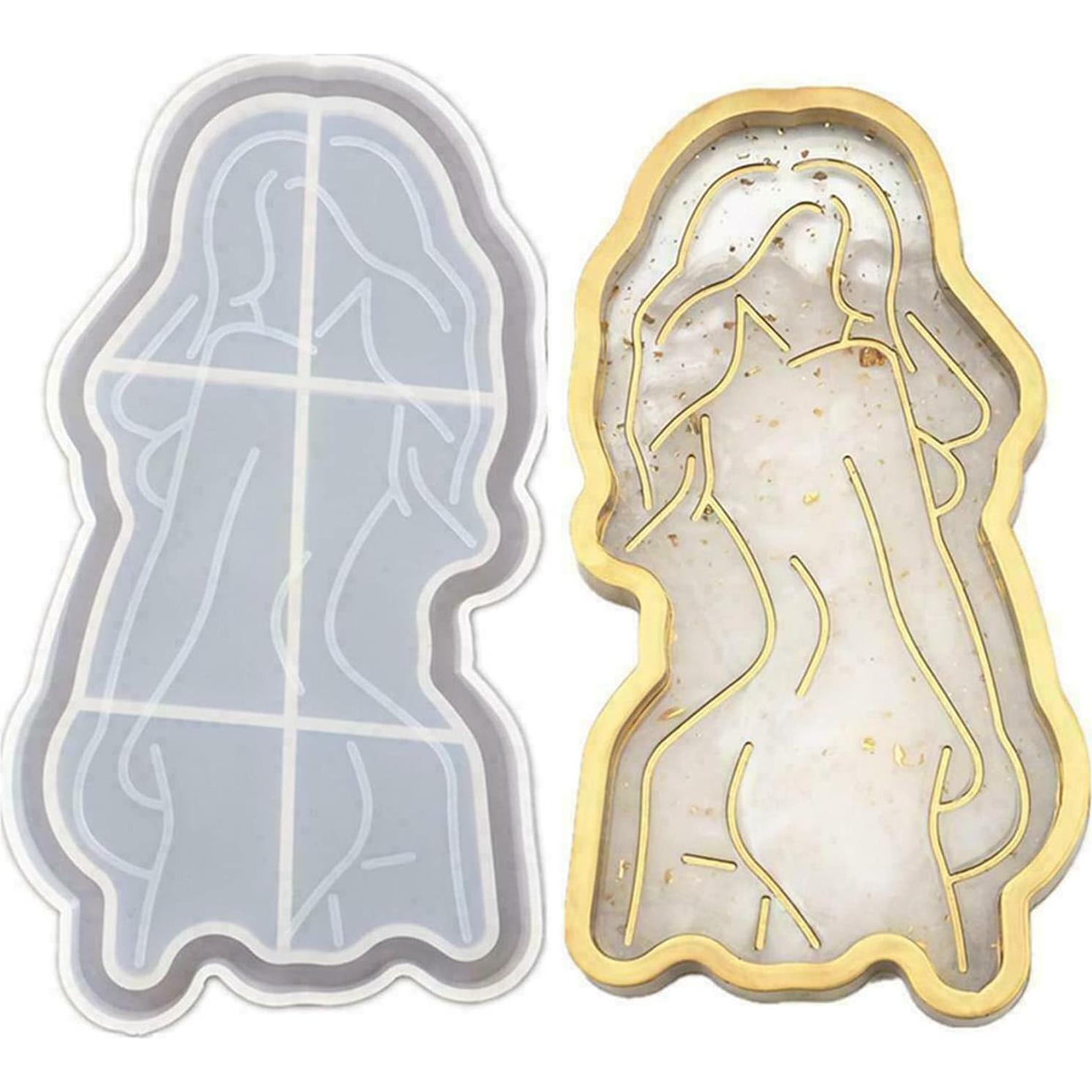 Molde de Silicona EORTA 3 Piezas para Bandejas de Resina 15.7 cm