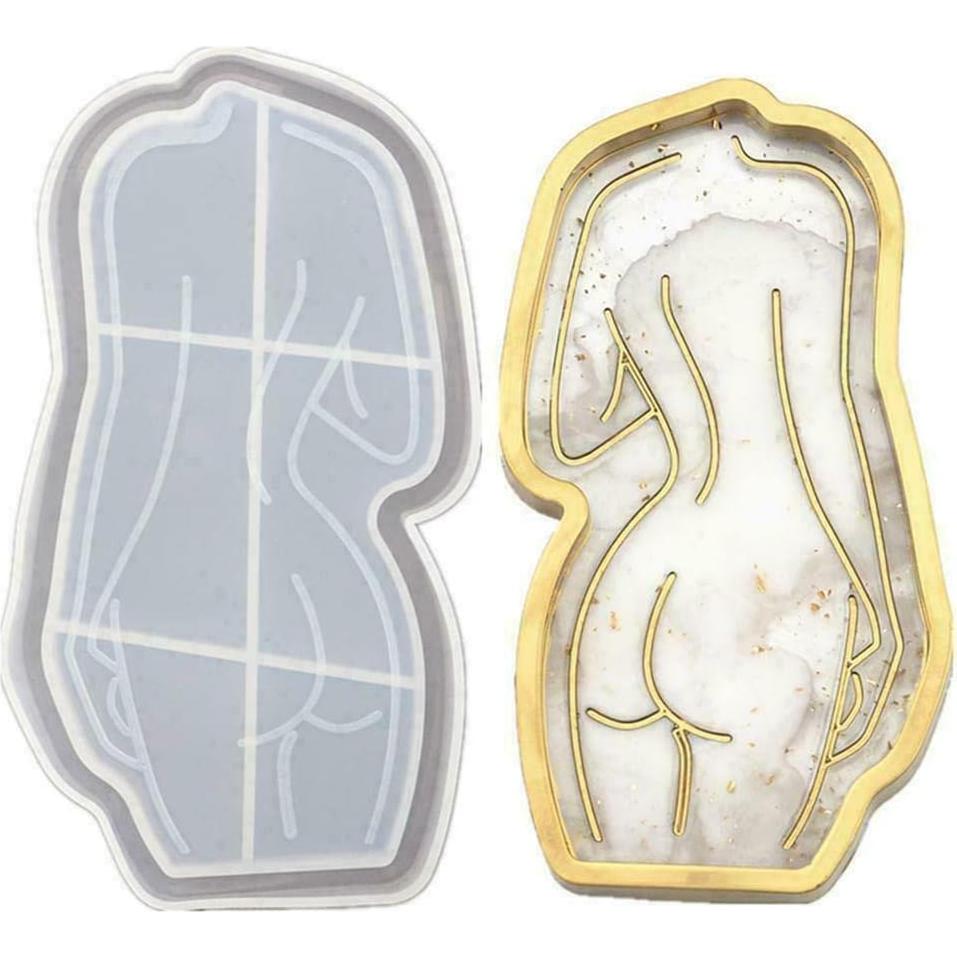 Molde de Silicona EORTA 3 Piezas para Bandejas de Resina 15.7 cm