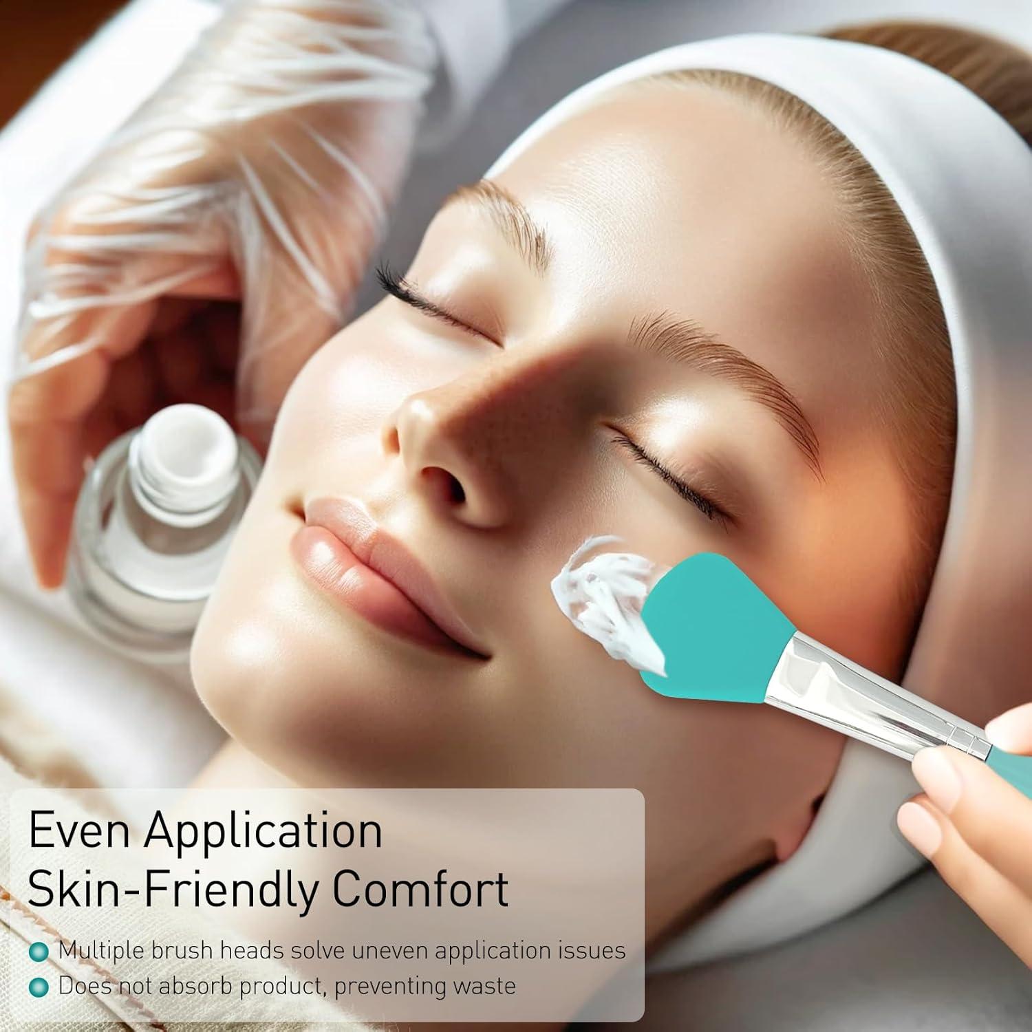 Kit de aplicadores de silicona 7 piezas J5034 para maquillaje