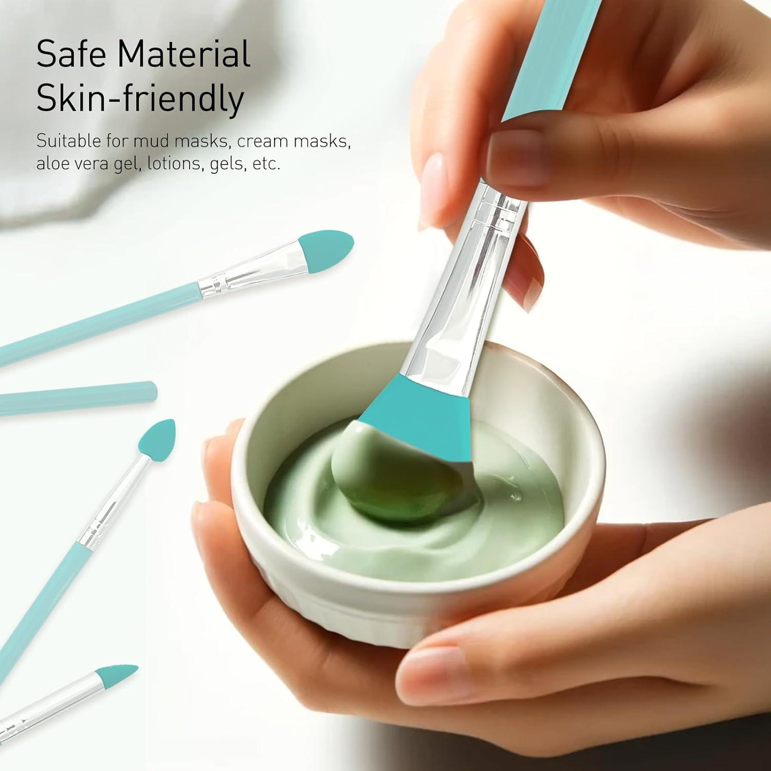 Kit de aplicadores de silicona 7 piezas J5034 para maquillaje