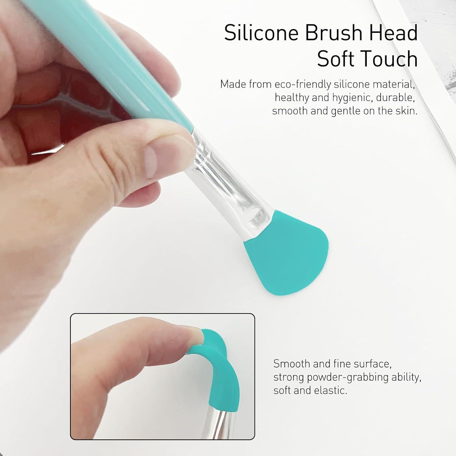 Kit de aplicadores de silicona 7 piezas J5034 para maquillaje