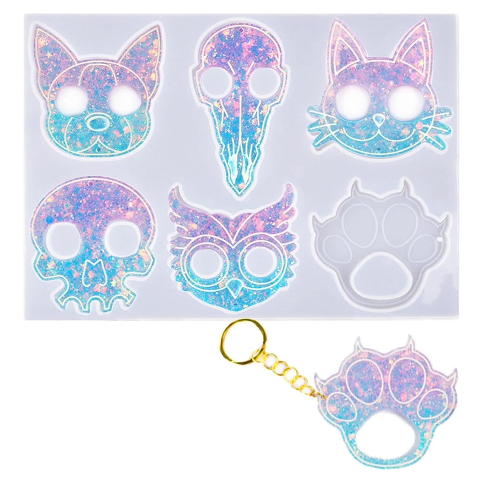 Juego de Moldes de Silicona YVOO para Joyería DIY - 4 Piezas