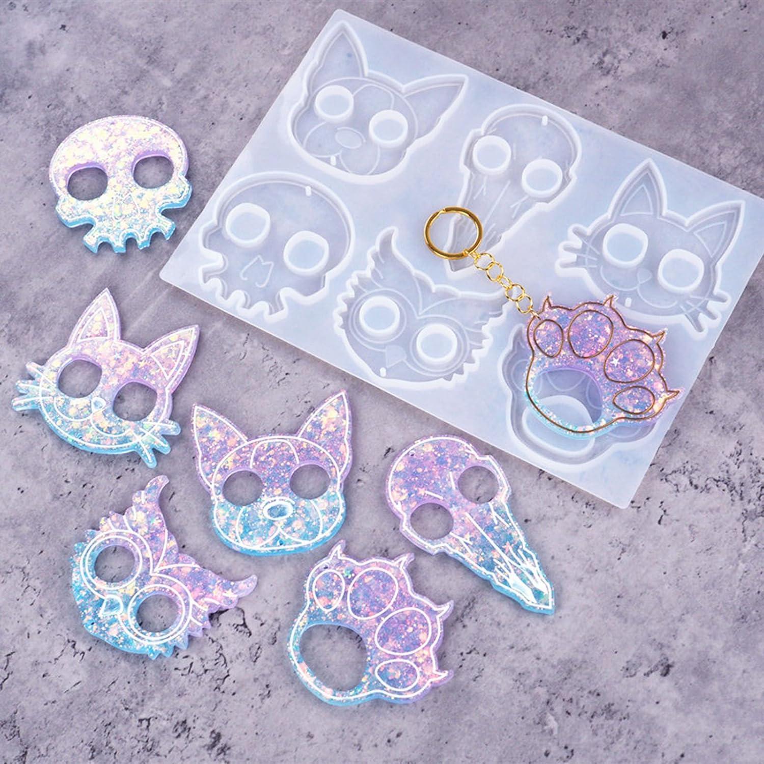 Juego de Moldes de Silicona YVOO para Joyería DIY - 4 Piezas