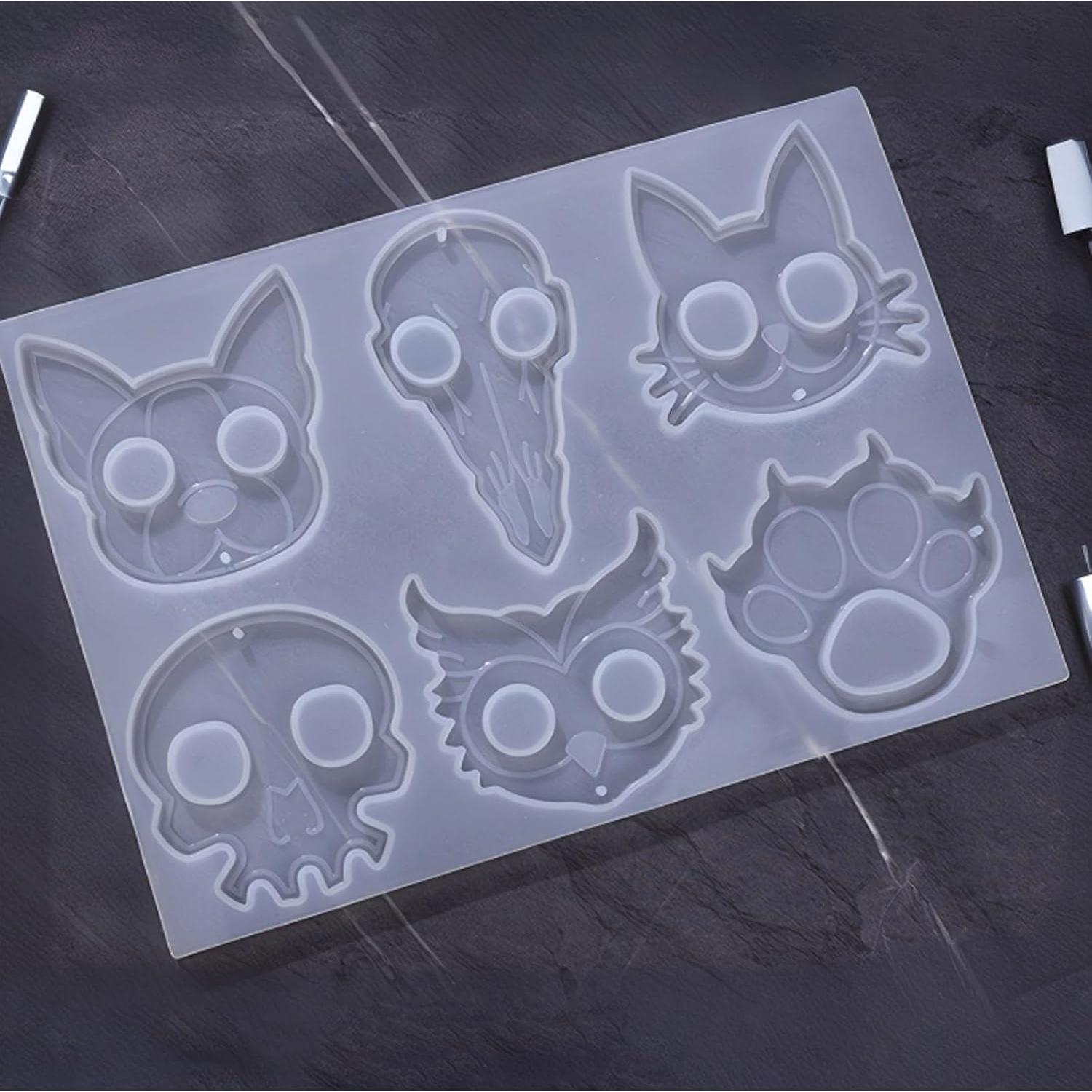 Juego de Moldes de Silicona YVOO para Joyería DIY - 4 Piezas