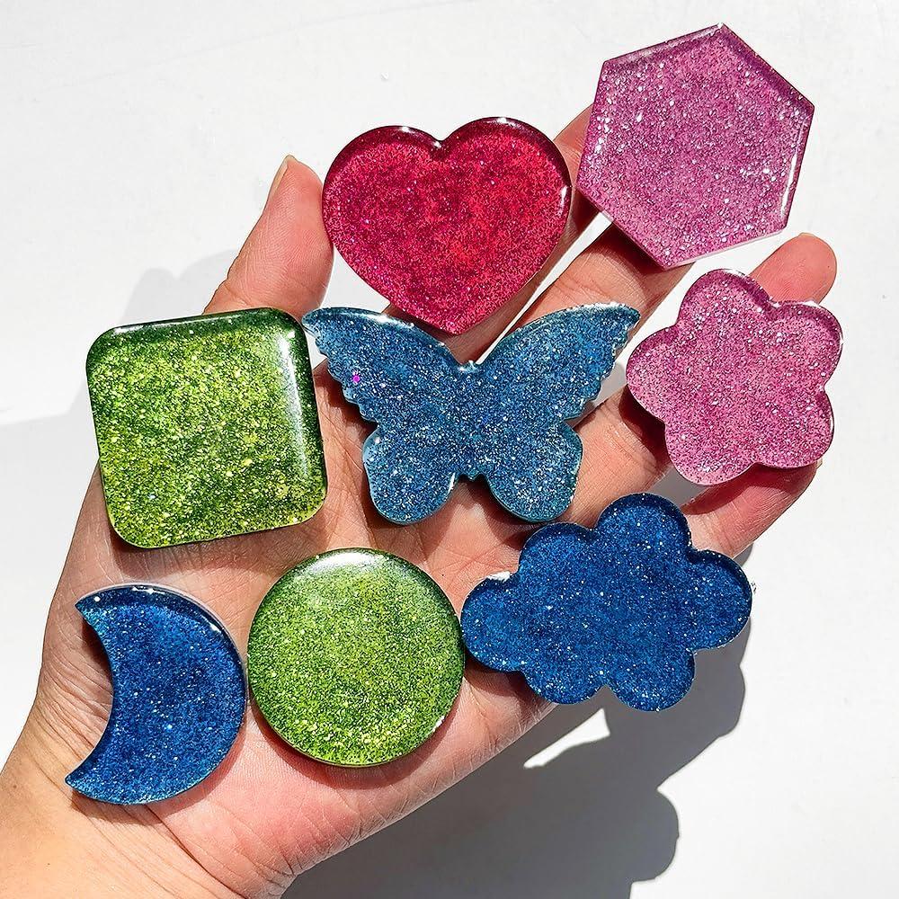 Juego de Moldes de Silicona ResinWorld - 8 Formas para Resina