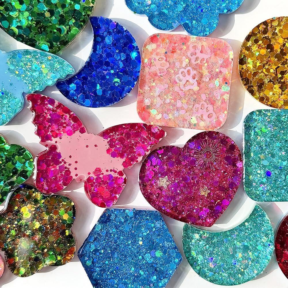 Juego de Moldes de Silicona ResinWorld - 8 Formas para Resina