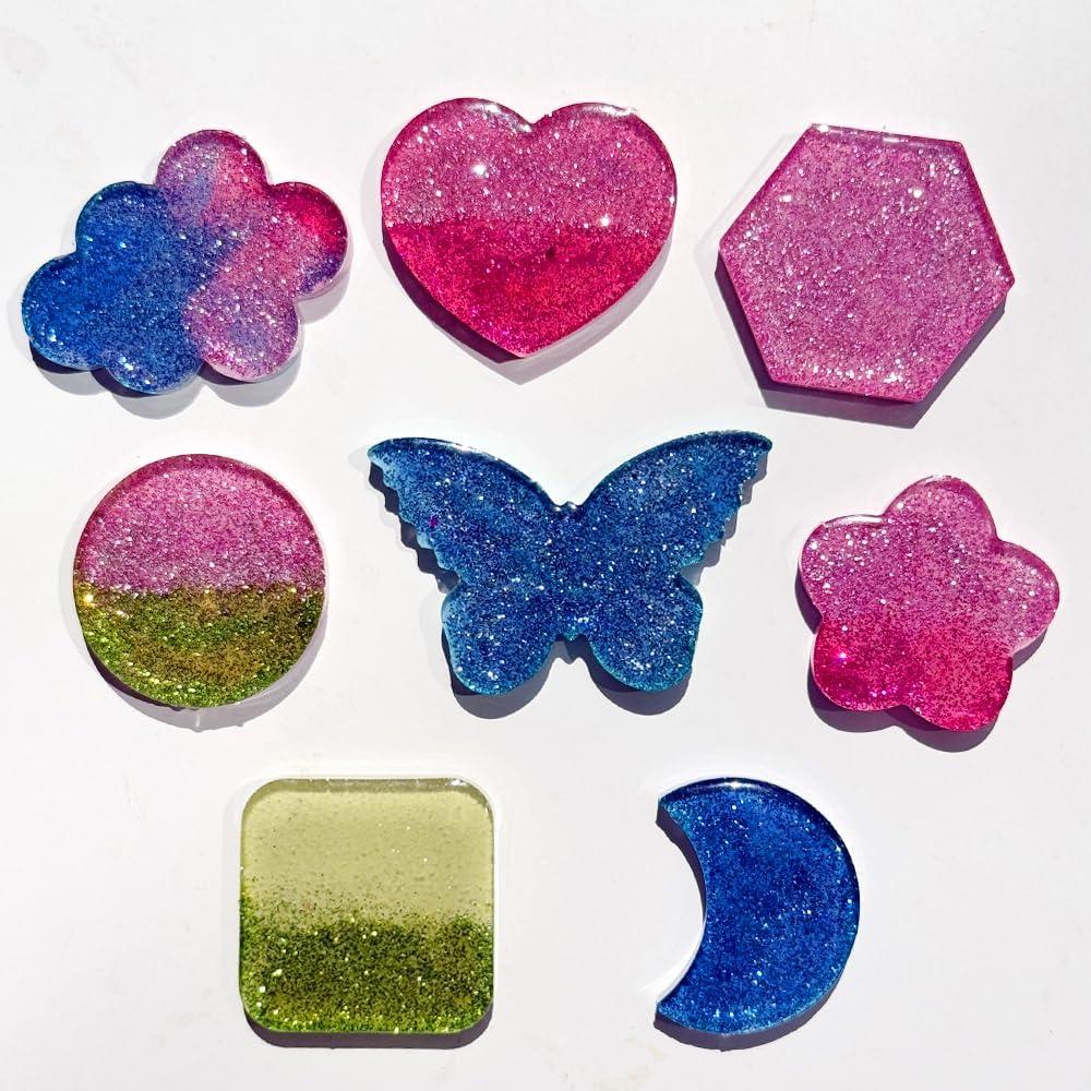 Juego de Moldes de Silicona ResinWorld - 8 Formas para Resina