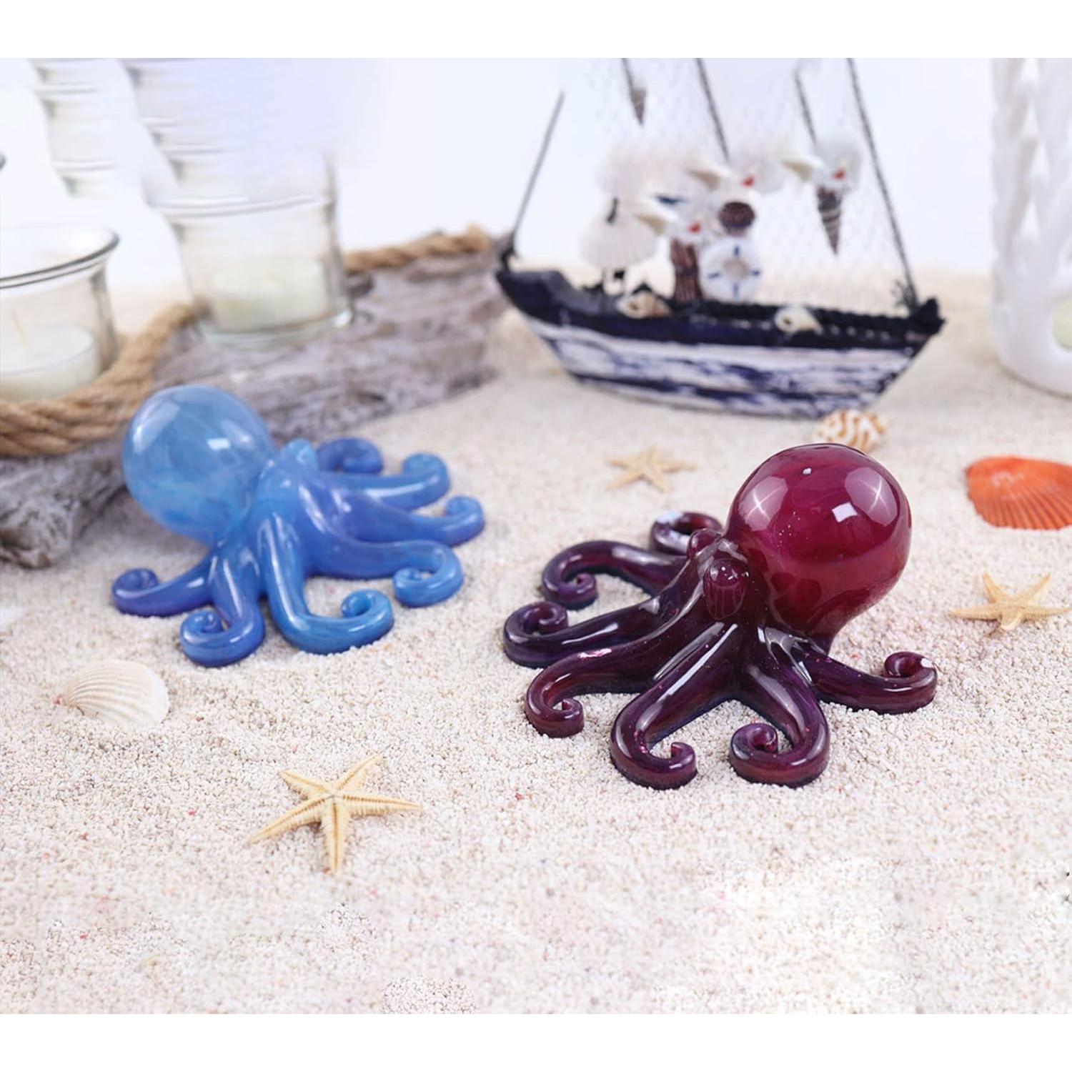 Molde de Silicona de Pulpo Qinlunuho para Resina 3D DIY