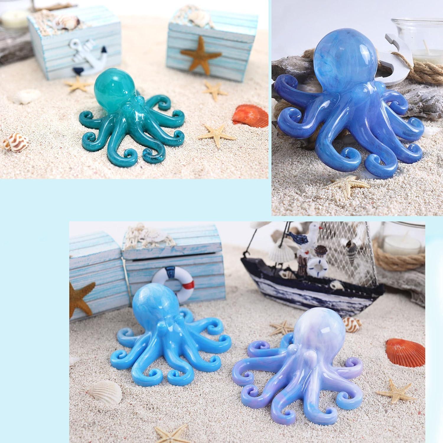 Molde de Silicona de Pulpo Qinlunuho para Resina 3D DIY