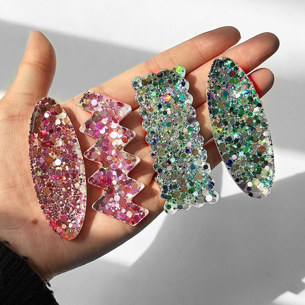 Moldes de Silicona para Clip de Cabello ResinWorld - 10 Piezas