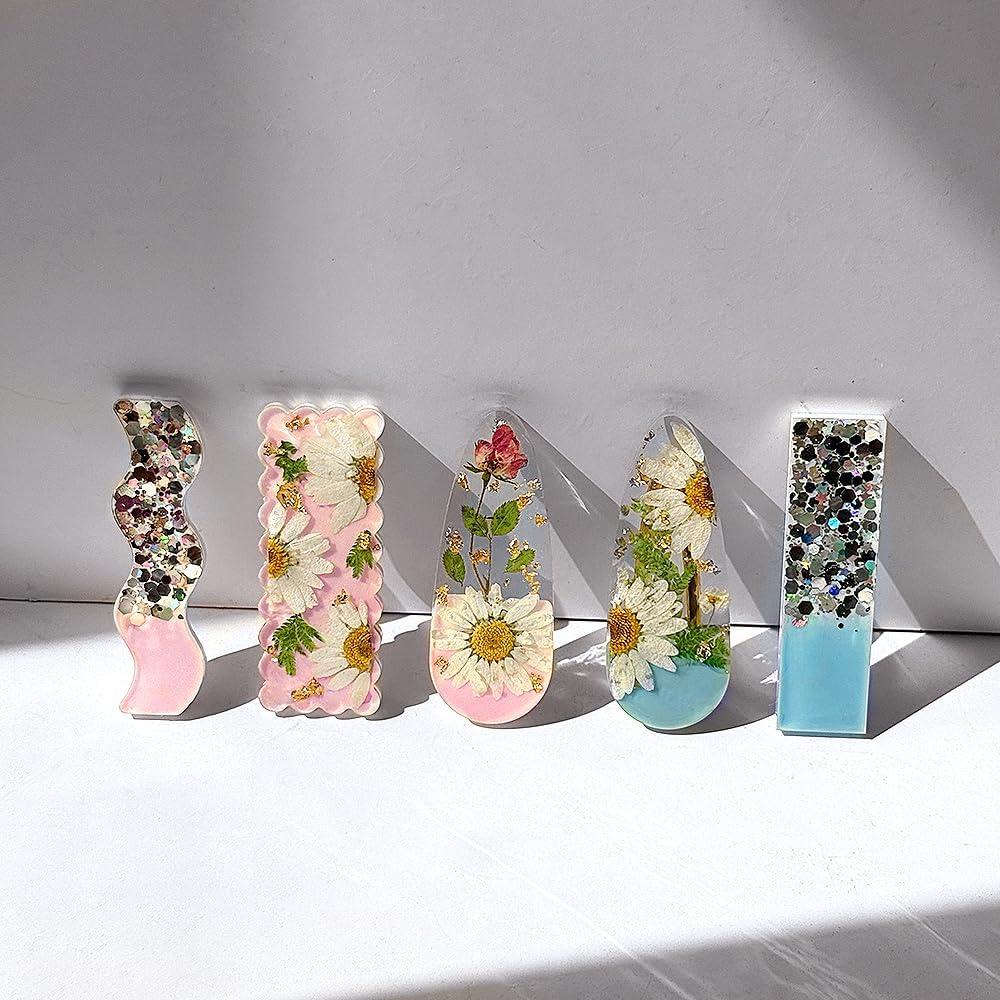 Moldes de Silicona para Clip de Cabello ResinWorld - 10 Piezas