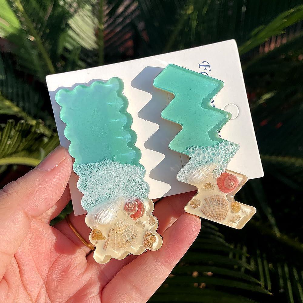 Moldes de Silicona para Clip de Cabello ResinWorld - 10 Piezas