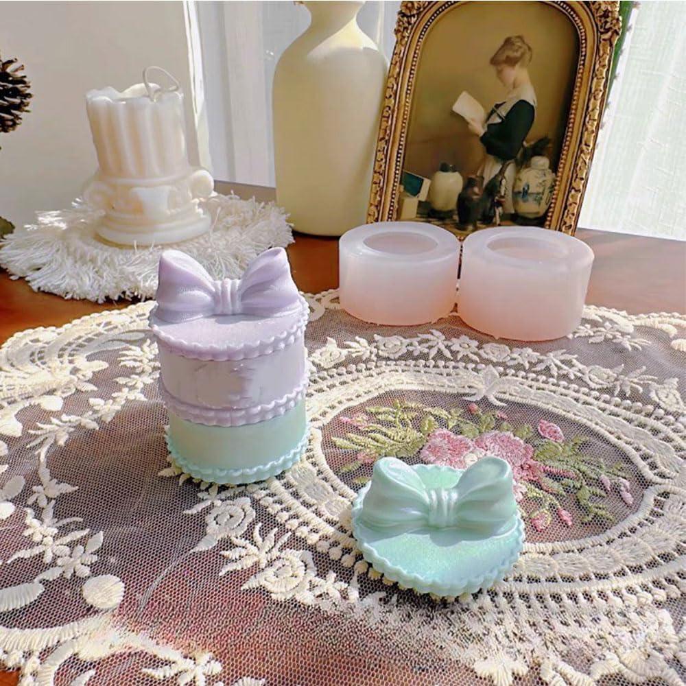 Molde de Almacenamiento Redondo BIGEBO 2 Piezas Silicona 5cm