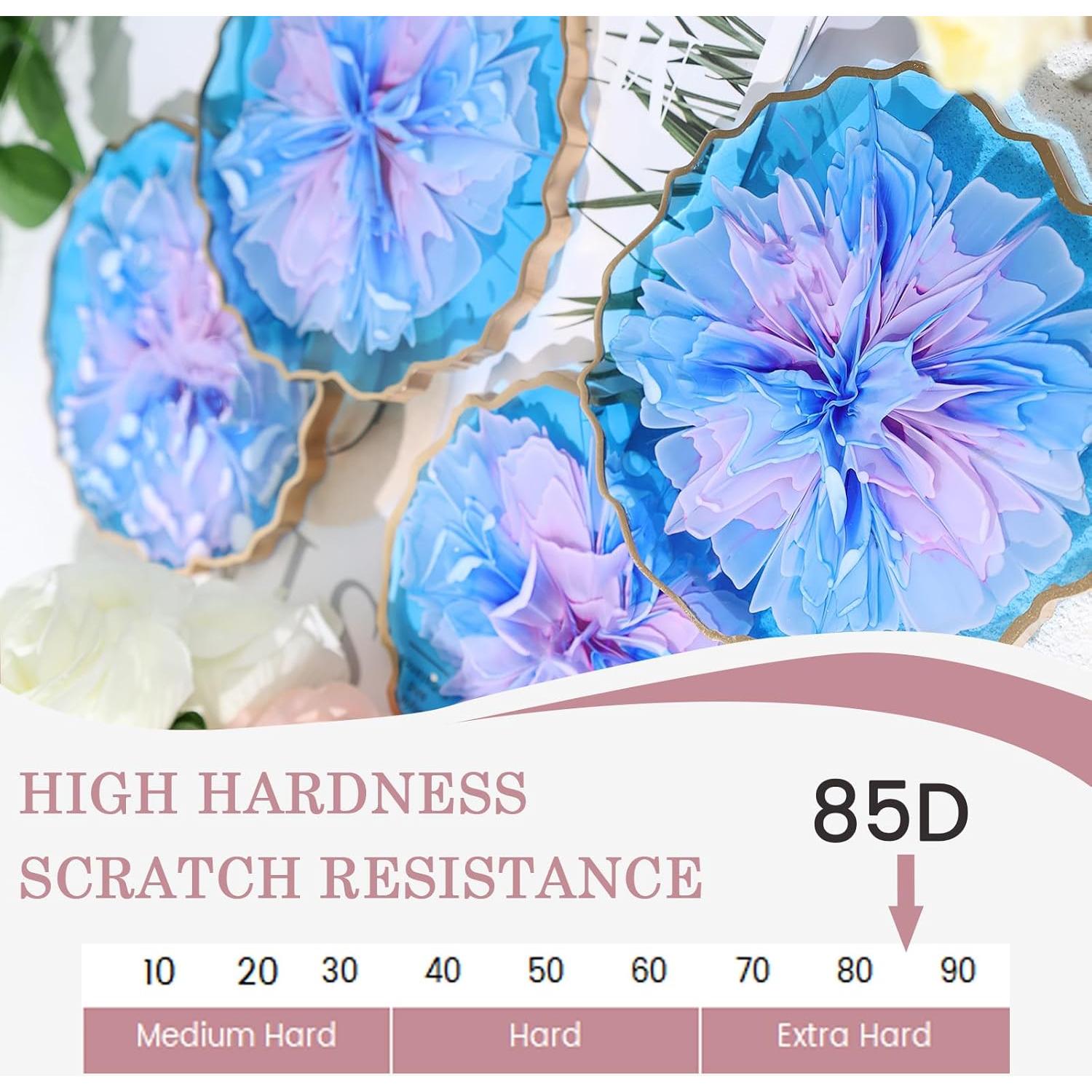 Resina UV Dura 1000g Bsrezn para Joyería y Manualidades