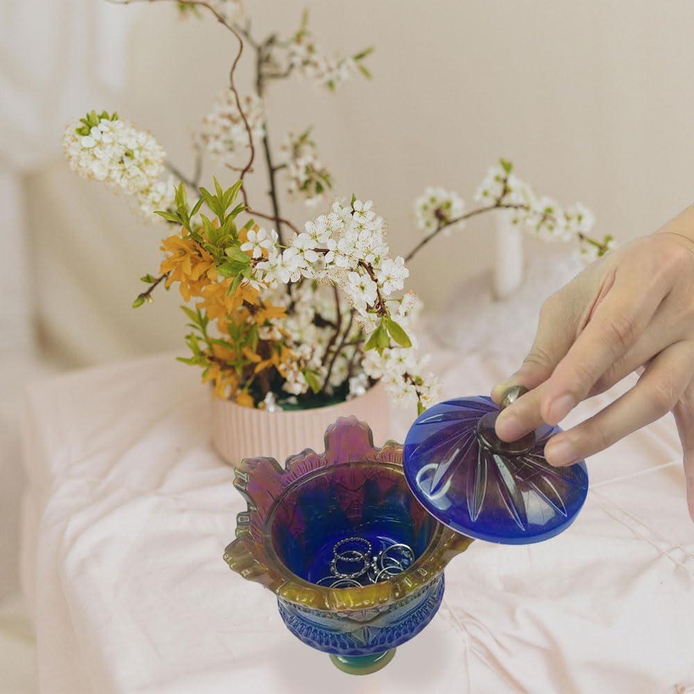 Molde de Resina BIGEBO para Caja Crown con Tapa 11.9x11.9x16 cm