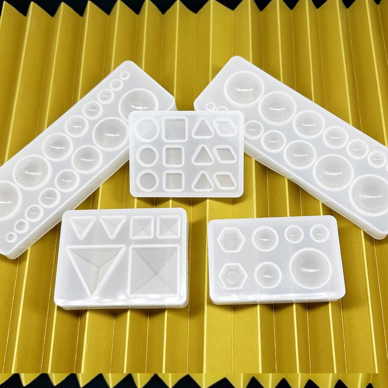 Moldes de Silicona Geométricos Yayatty para Joyería - 5 Piezas