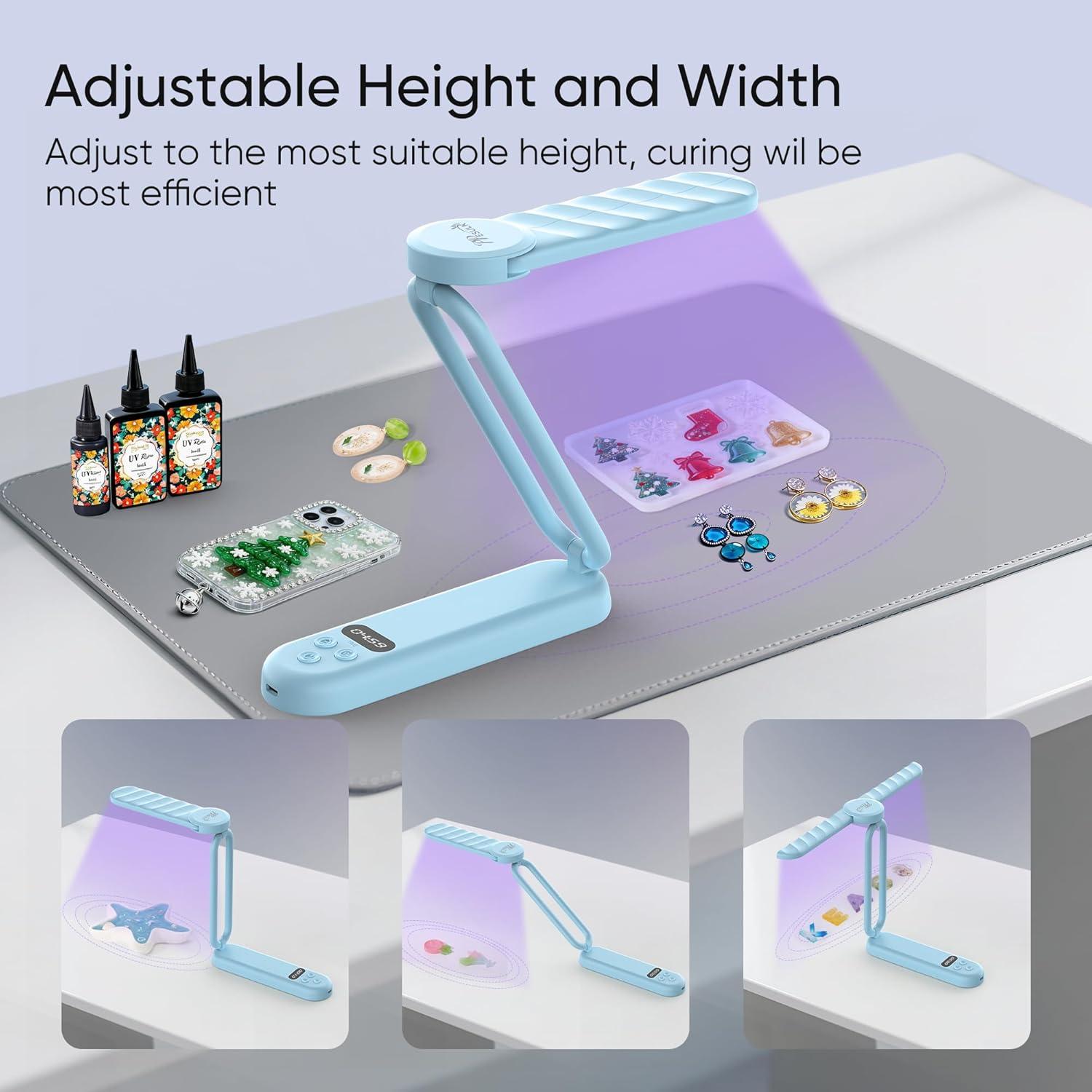 Luz UV Inalámbrica PPESULK para Curado de Resina 34 LEDs