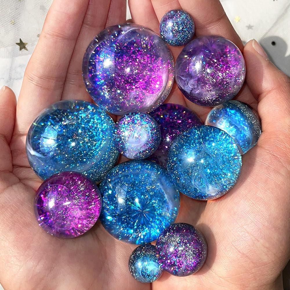 Molde de Esfera de Silicona ResinWorld 20 Cavidades 10 Tamaños