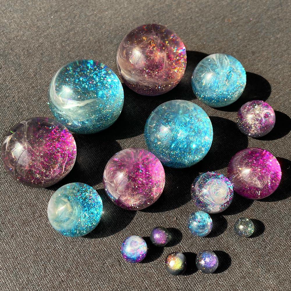 Molde de Esfera de Silicona ResinWorld 20 Cavidades 10 Tamaños