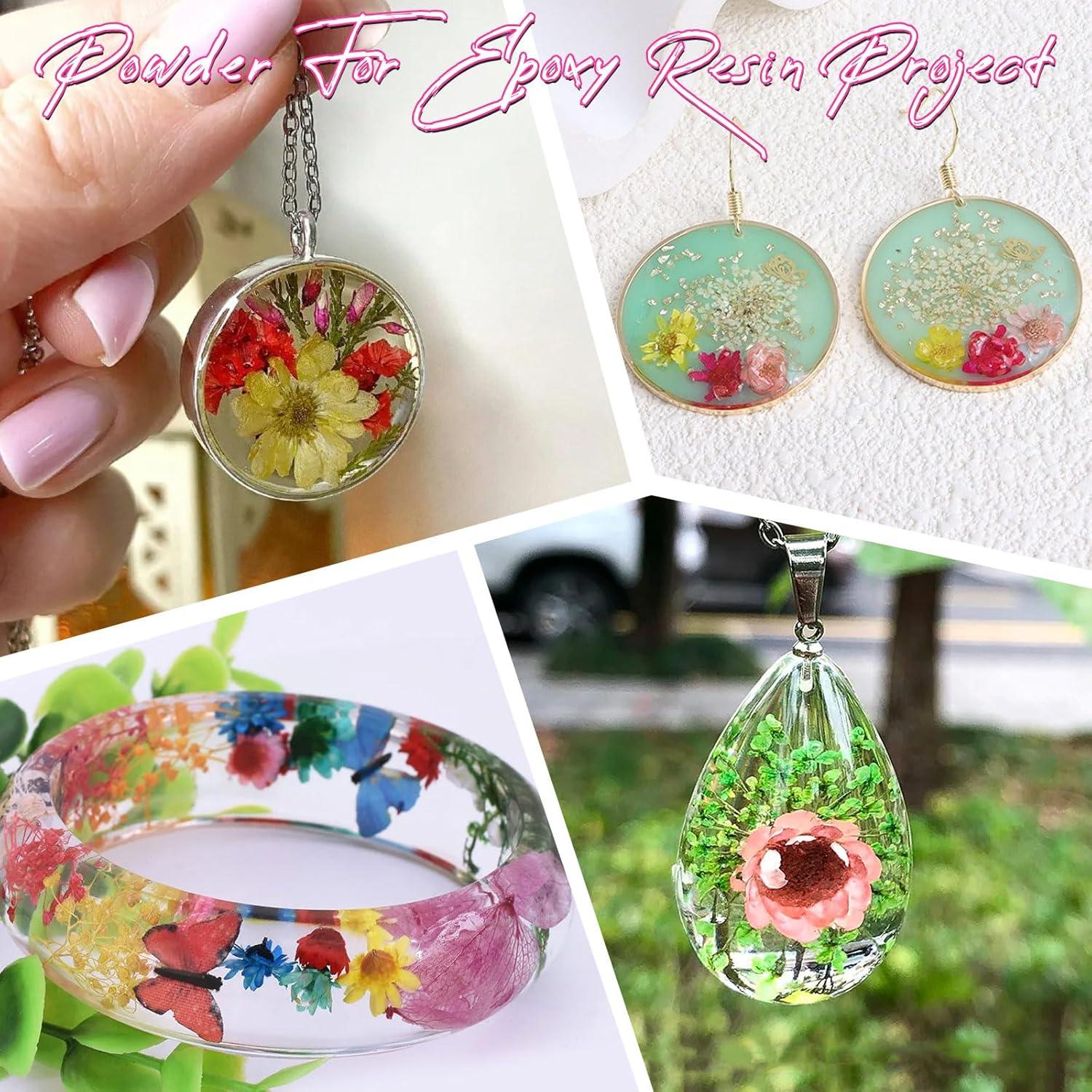 300 Flores Secas Naturales para Manualidades - Joyería DIY