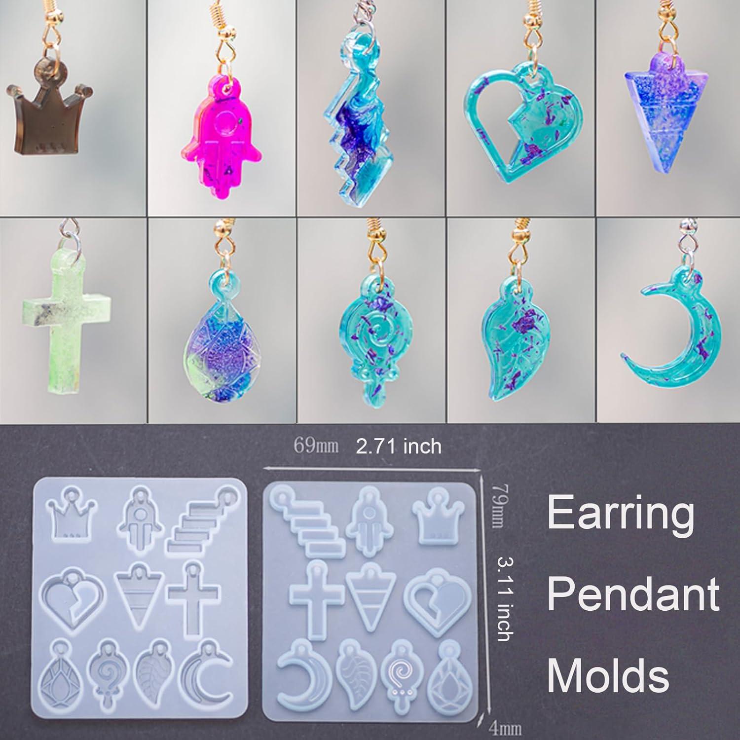 Paquete de 3 Moldes de Joyería de Resina ZQYSING
