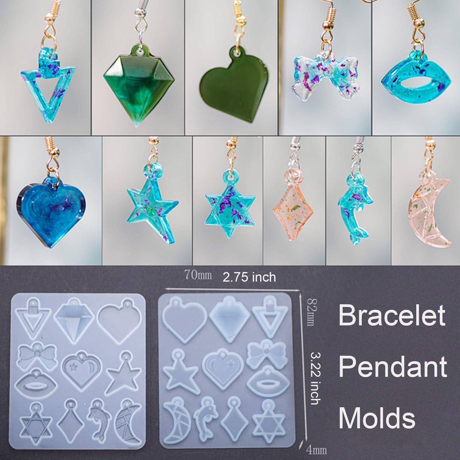 Paquete de 3 Moldes de Joyería de Resina ZQYSING