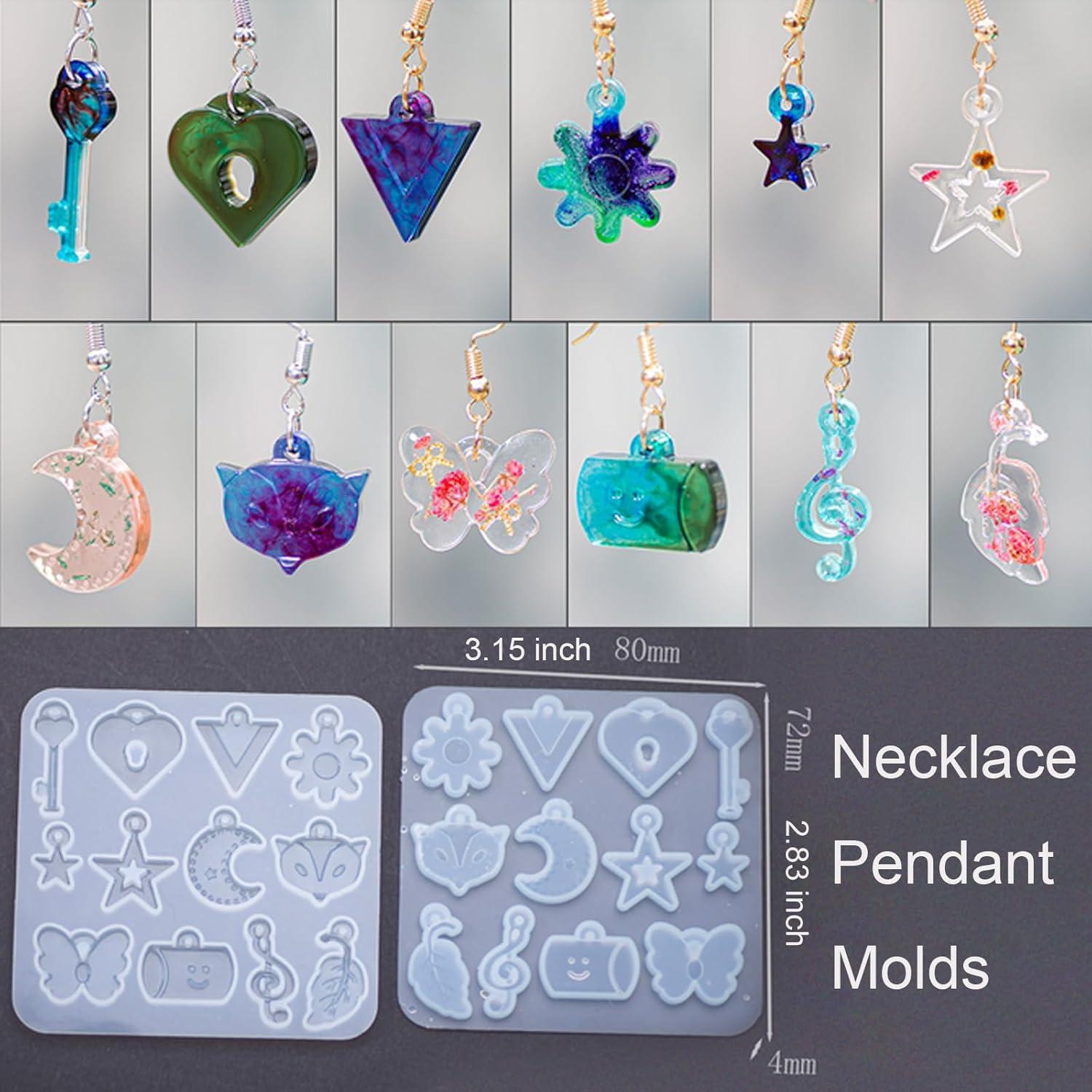Paquete de 3 Moldes de Joyería de Resina ZQYSING