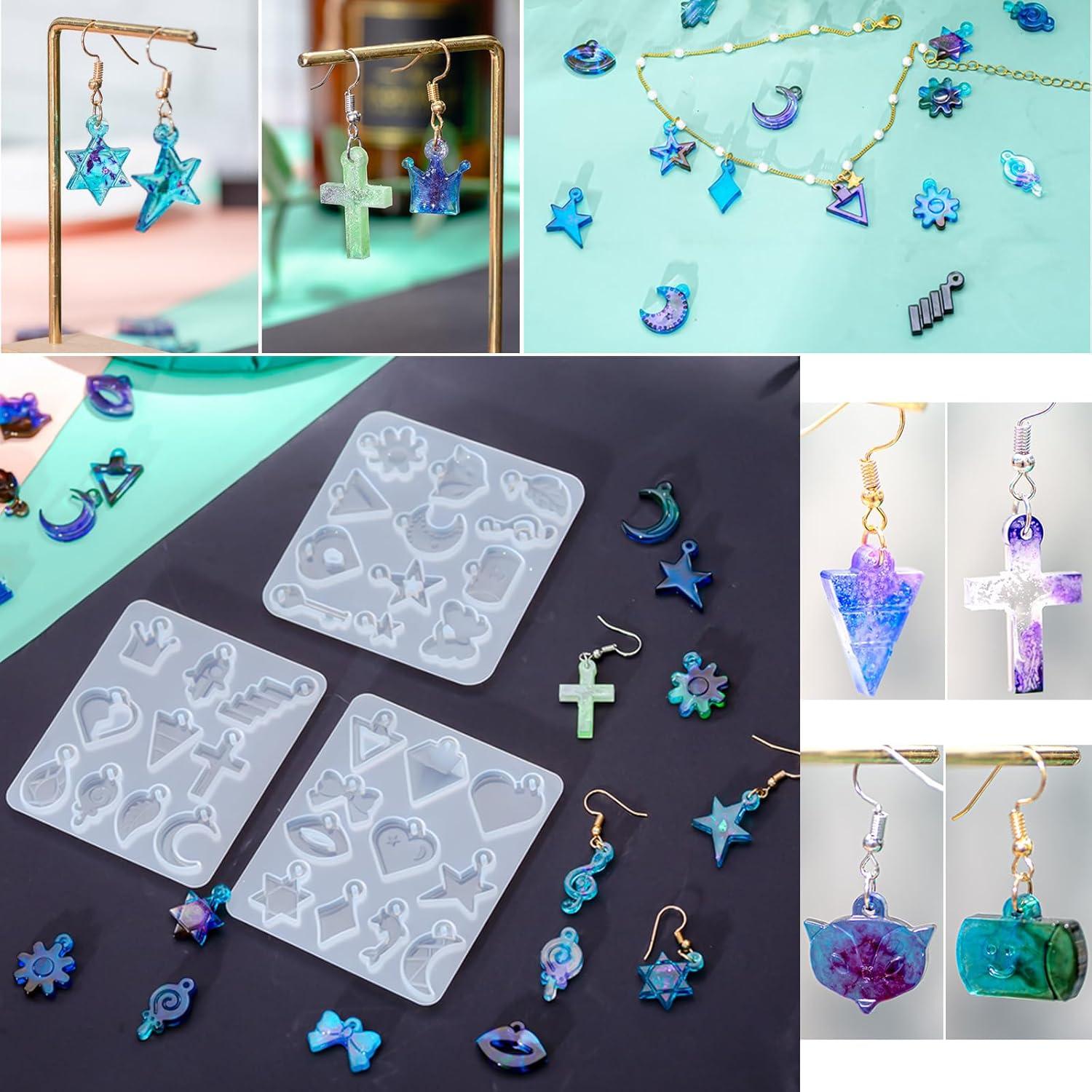 Paquete de 3 Moldes de Joyería de Resina ZQYSING