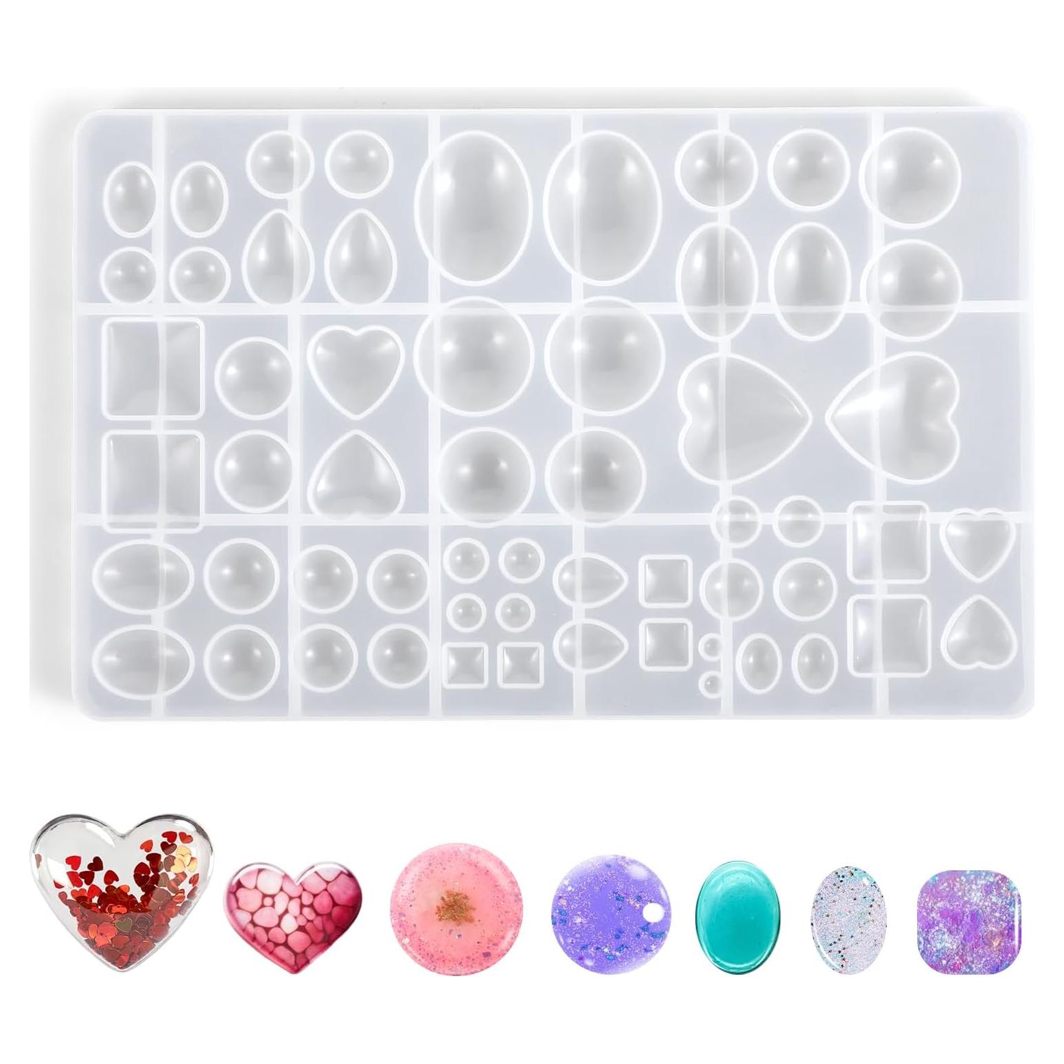 Molde de Joyería de Silicona EupHHonycs 25.4x16 cm Blanco