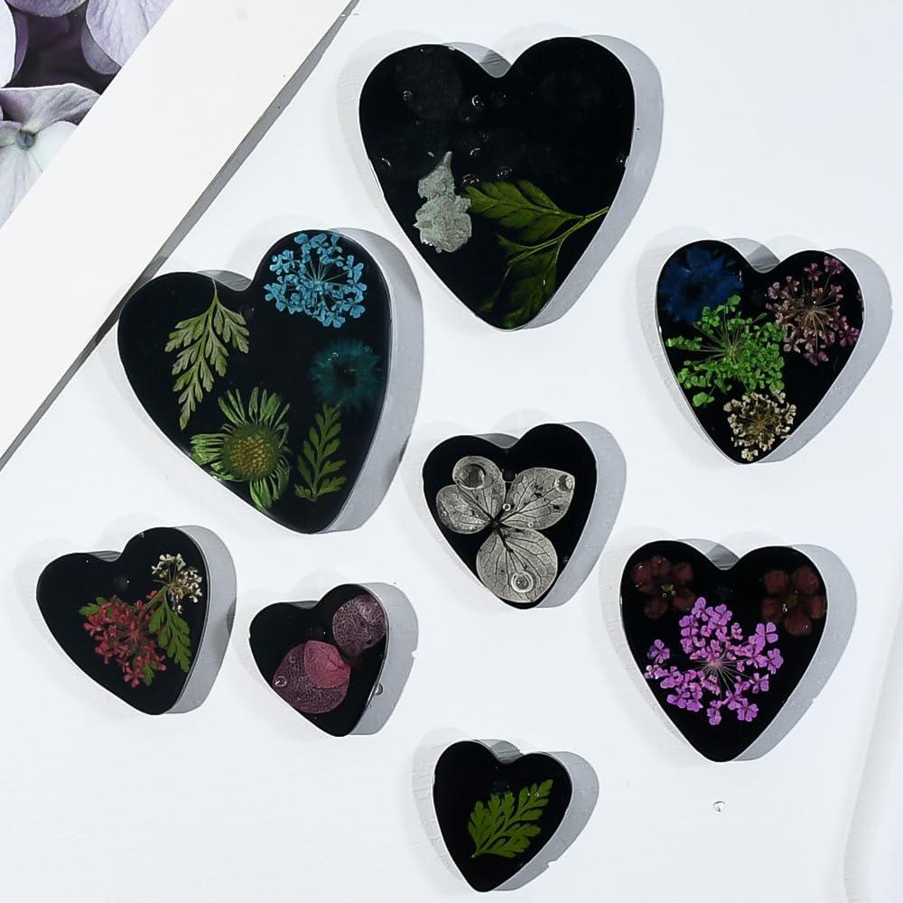 Moldes de Aretes de Silicona ResinWorld - 5 Formas Variadas