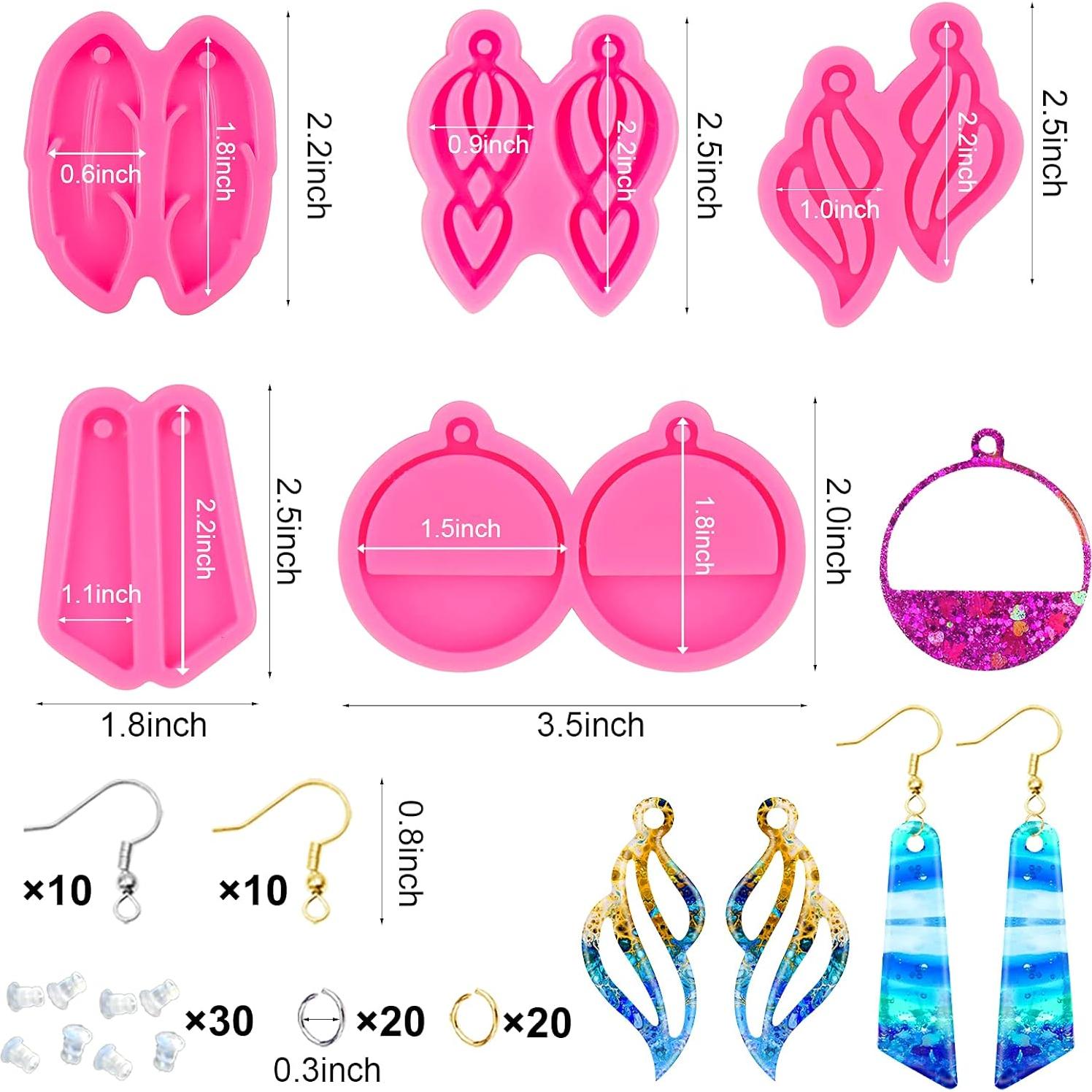 Kit de Moldes de Joyería de Resina Mity Rain 95 Piezas