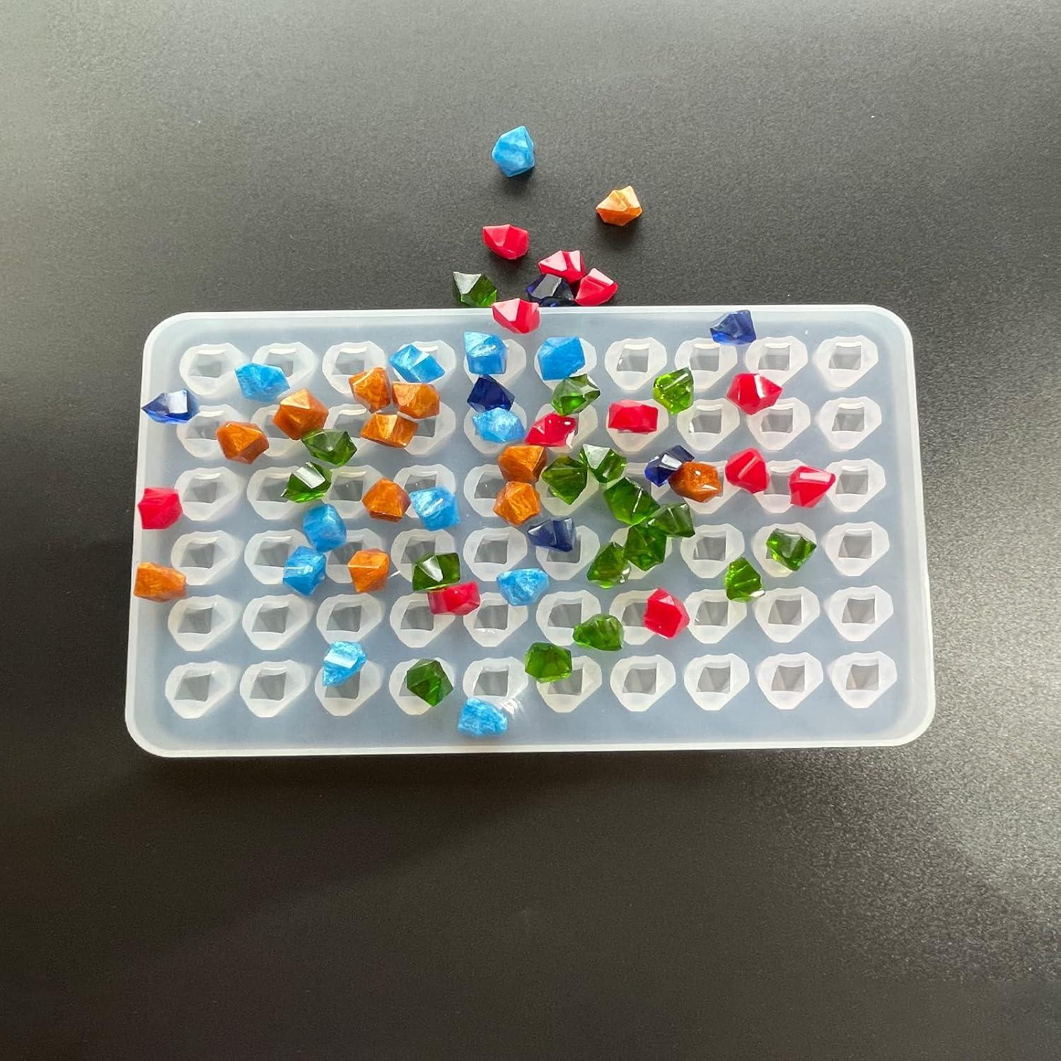 Molde de Silicona para Resina AMZTOART 60 Agujeros 19x12cm