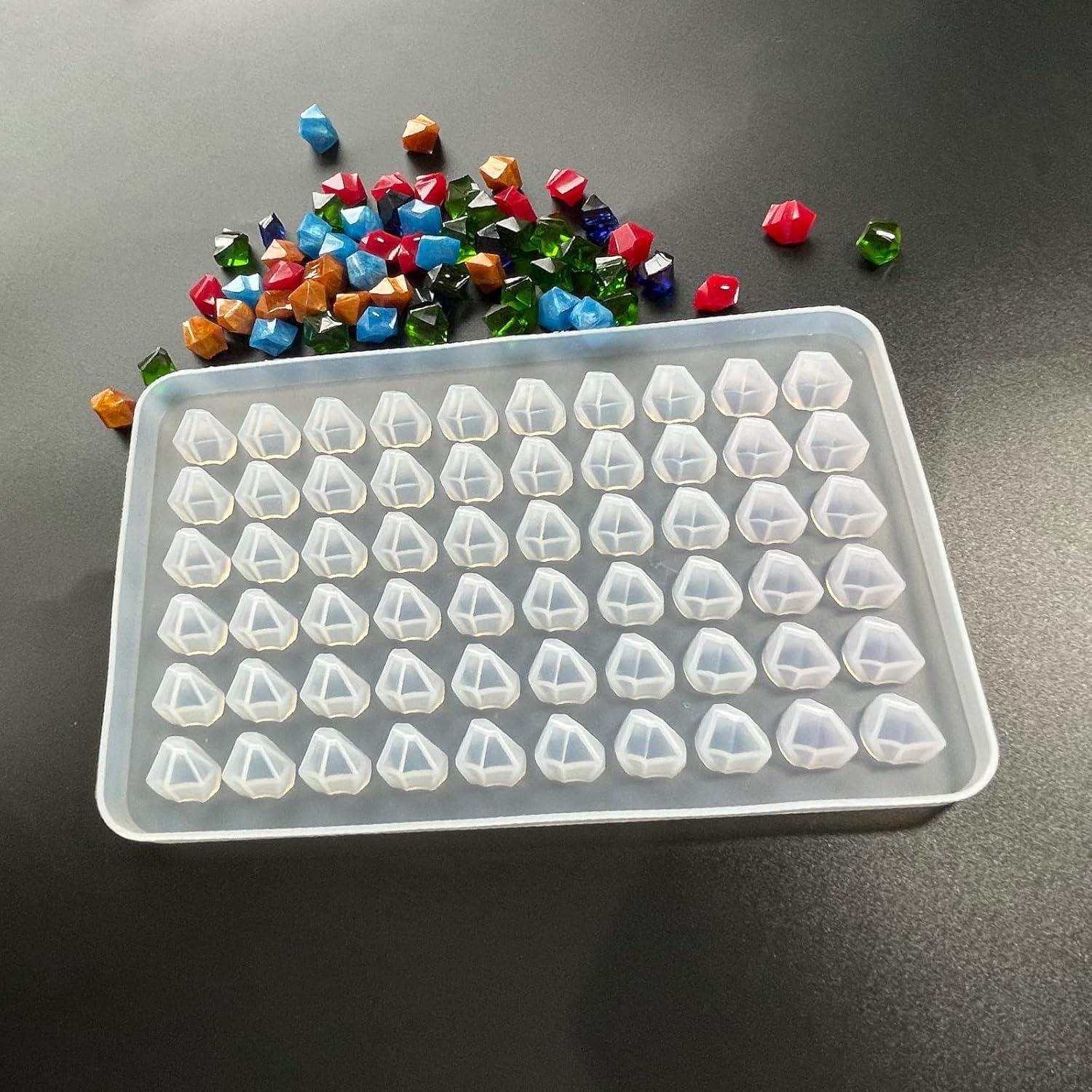 Molde de Silicona para Resina AMZTOART 60 Agujeros 19x12cm