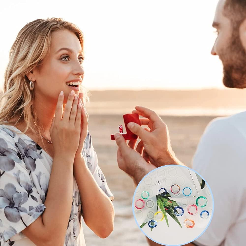 Molde de Anillo de Silicona SENHAI 3 Piezas 8 Tamaños DIY