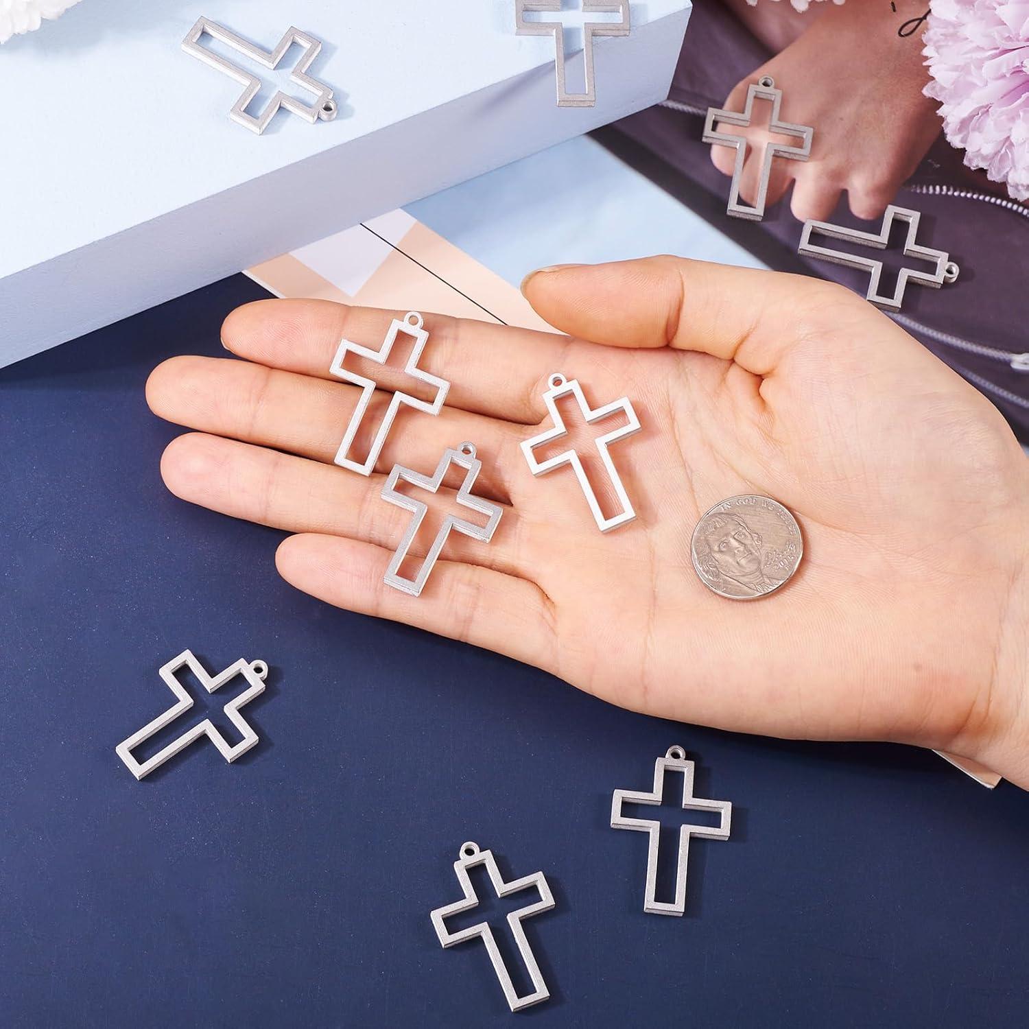 10 Colgantes de Acero Inoxidable Pandahall para Joyería