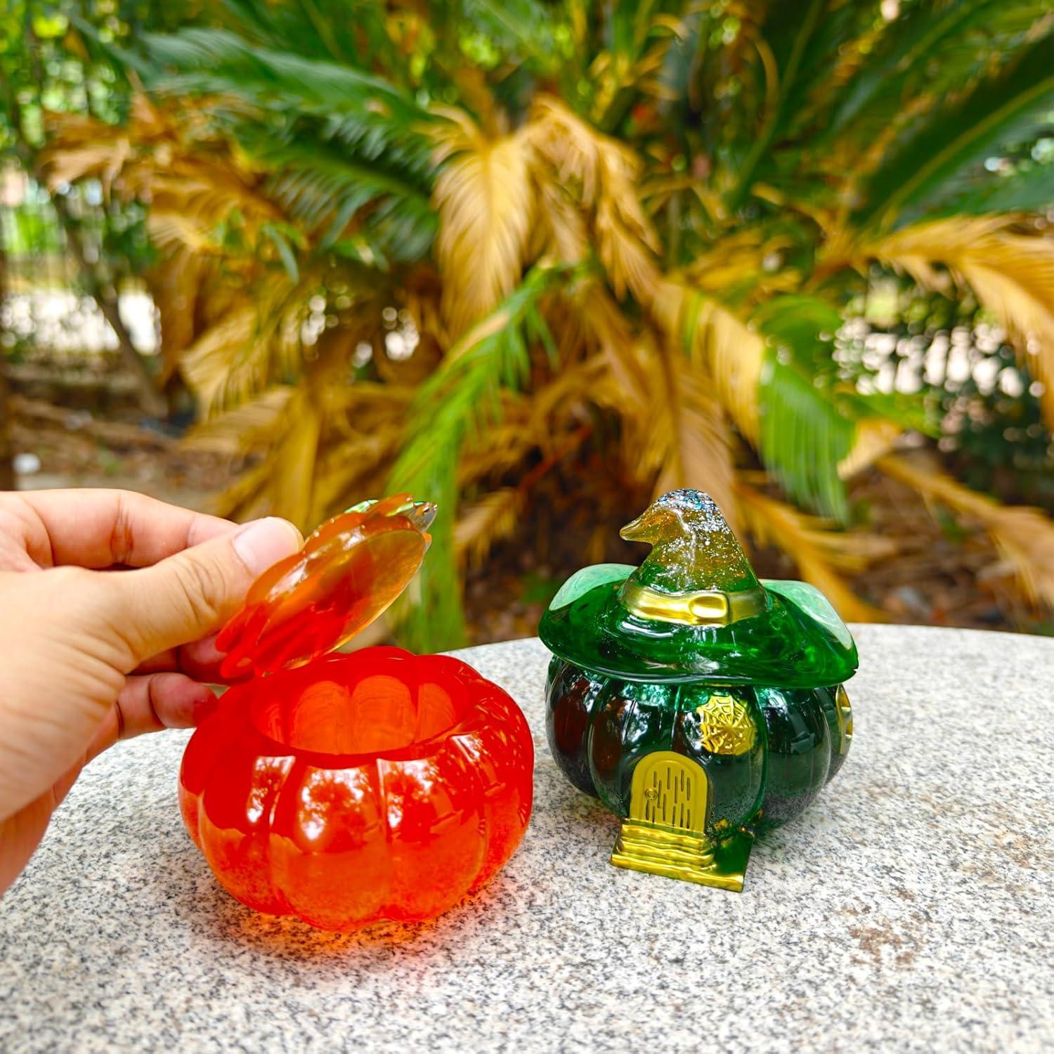 Moldes de Silicona Halloween Actvty - 2 Pcs Tarro Calabaza