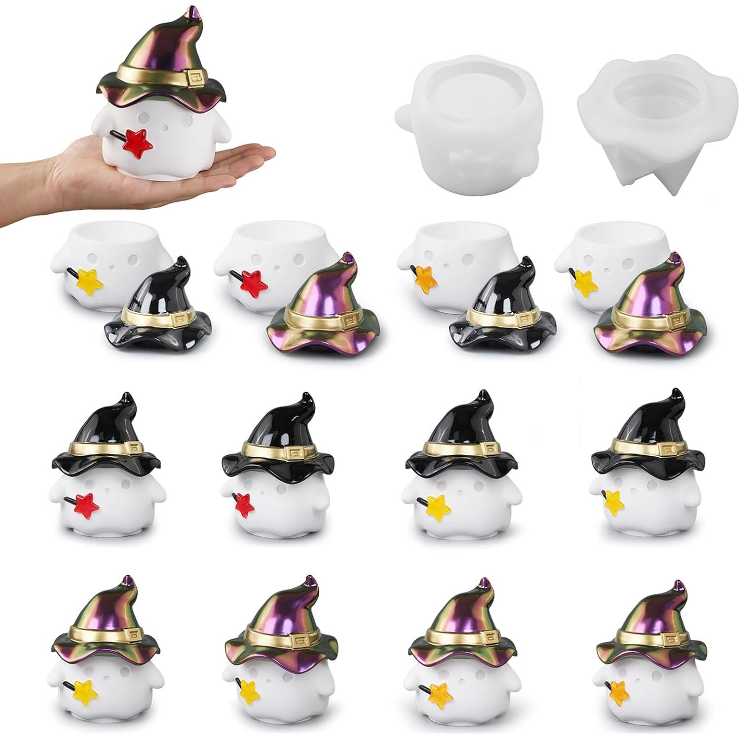 Molde de Silicona para Tarro Fantasma Japleed 10.16 cm Halloween