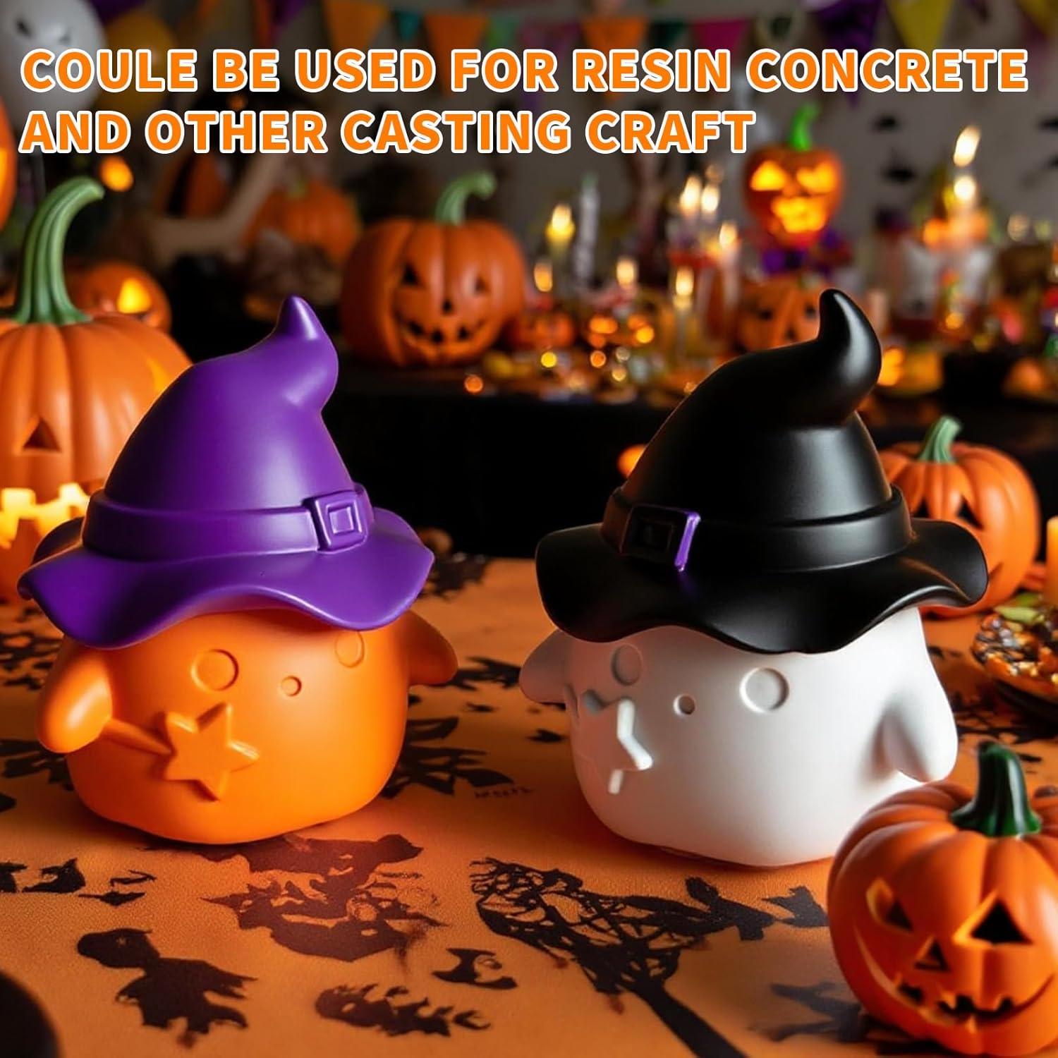 Molde de Silicona para Tarro Fantasma Japleed 10.16 cm Halloween