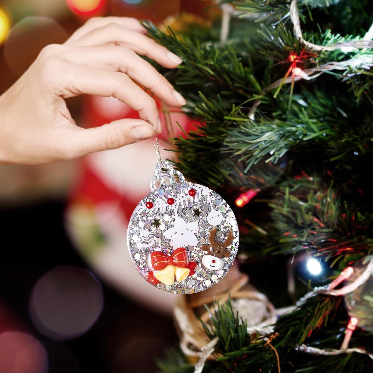 Moldes de Silicona para Adornos de Navidad LET'S RESIN 8 Cavidades