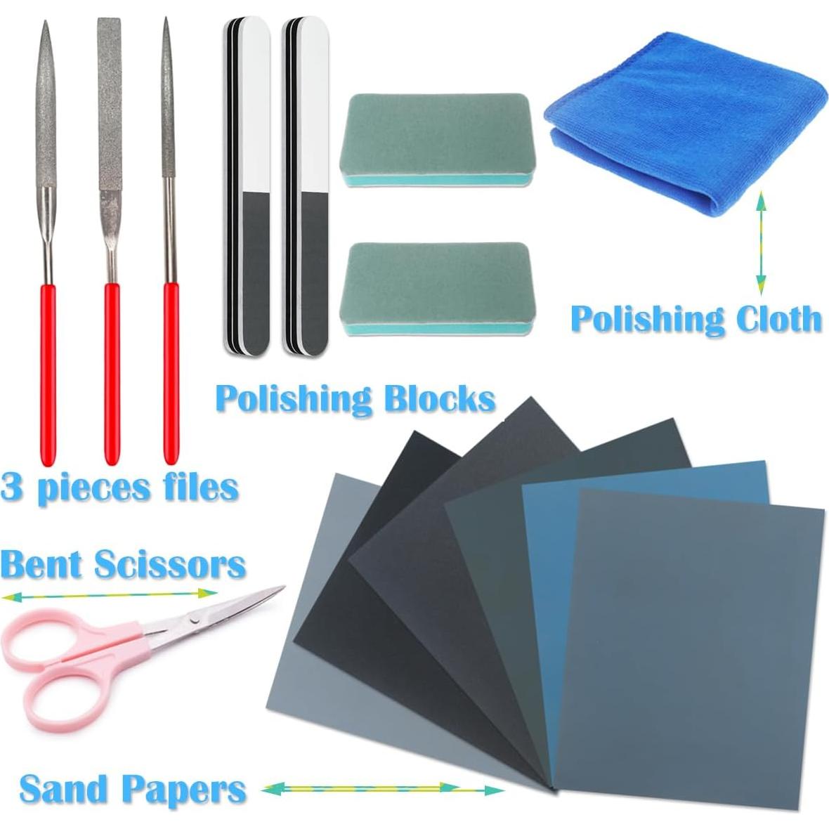 Juego de Herramientas de Resina Sakolla 15 Piezas para Joyería