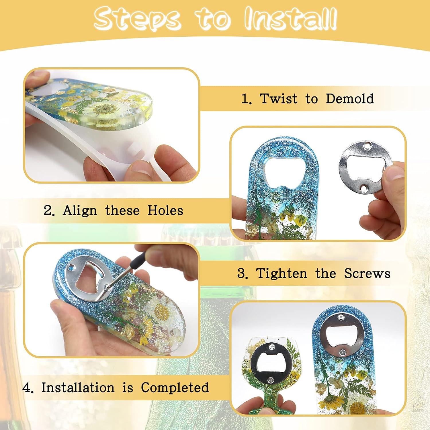 Moldes de Silicona para Abrebotellas Lovppy - Kit DIY 5 Piezas