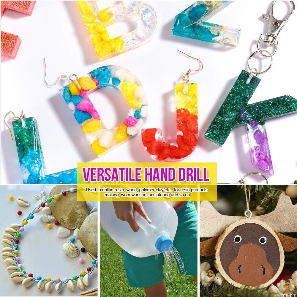 Taladro Manual LEOBRO 12 cm con 10 Brocas de Acero 0.8-3 mm