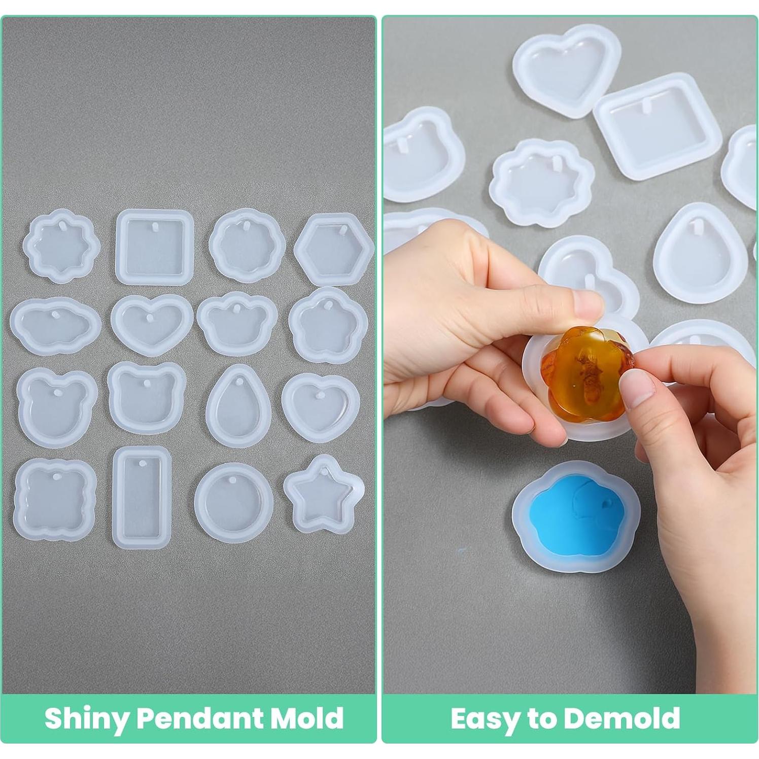 Kit 16 Moldes de Silicona para Llaveros Quilax 3.5cm