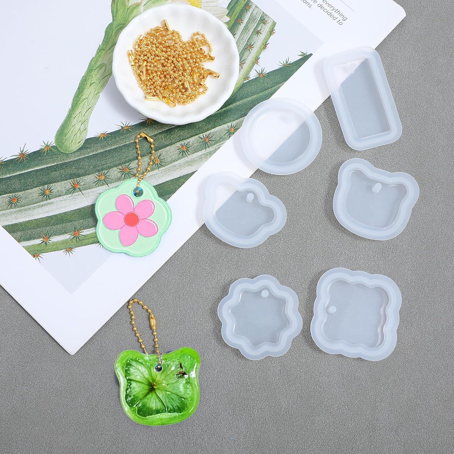 Kit 16 Moldes de Silicona para Llaveros Quilax 3.5cm